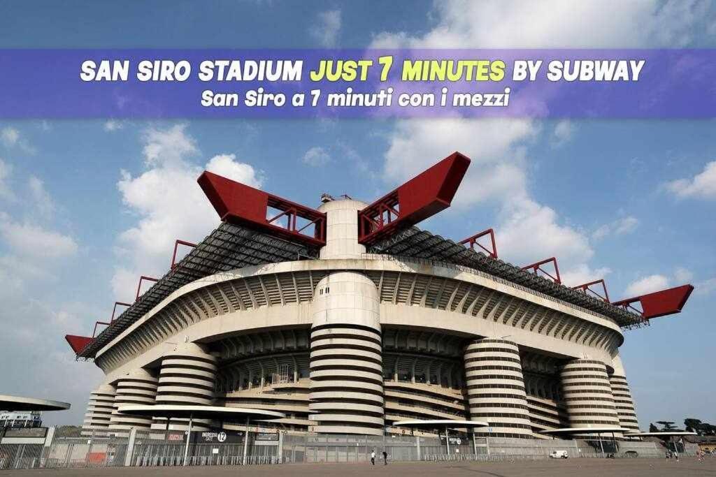 San Siro A 7 Minuti Stanza Top Con Zone Comuni Mailand Exterior foto
